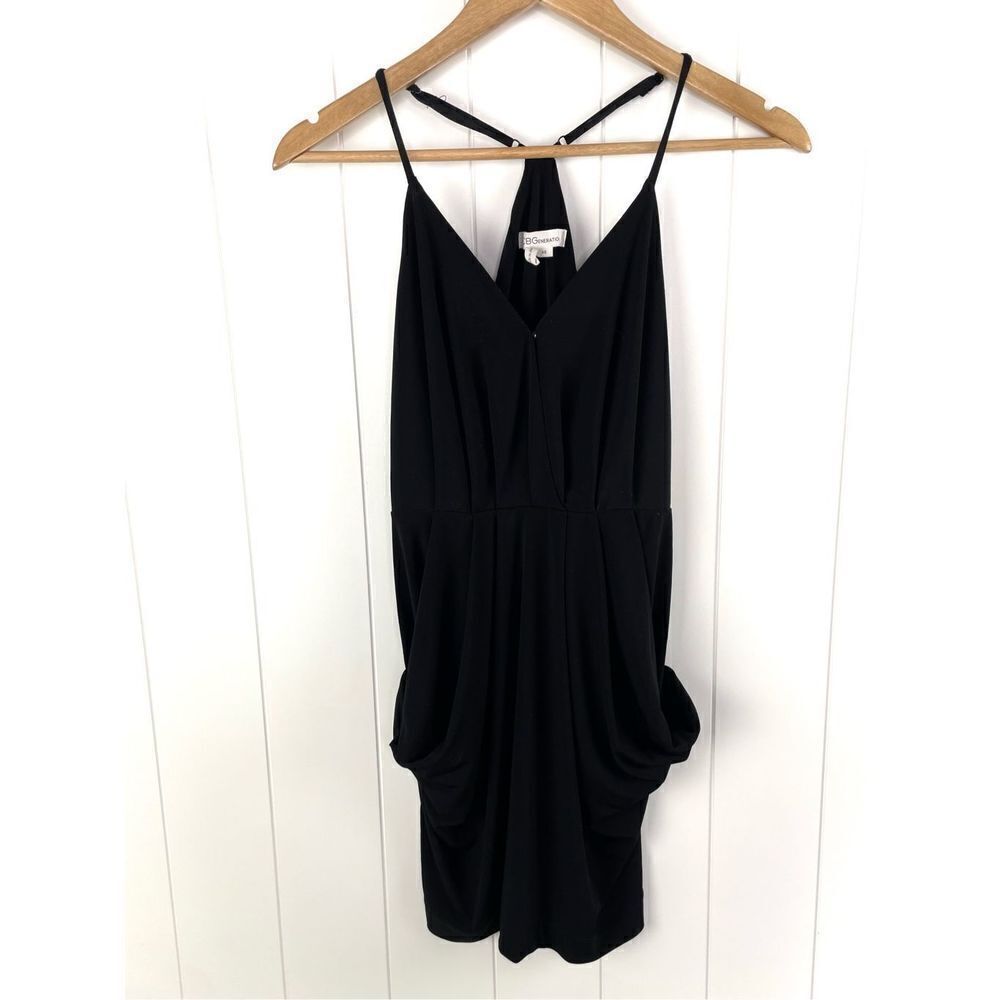BCBGeneration Ruched Cami Mini Dress Pockets XS - Picture 3 of 11